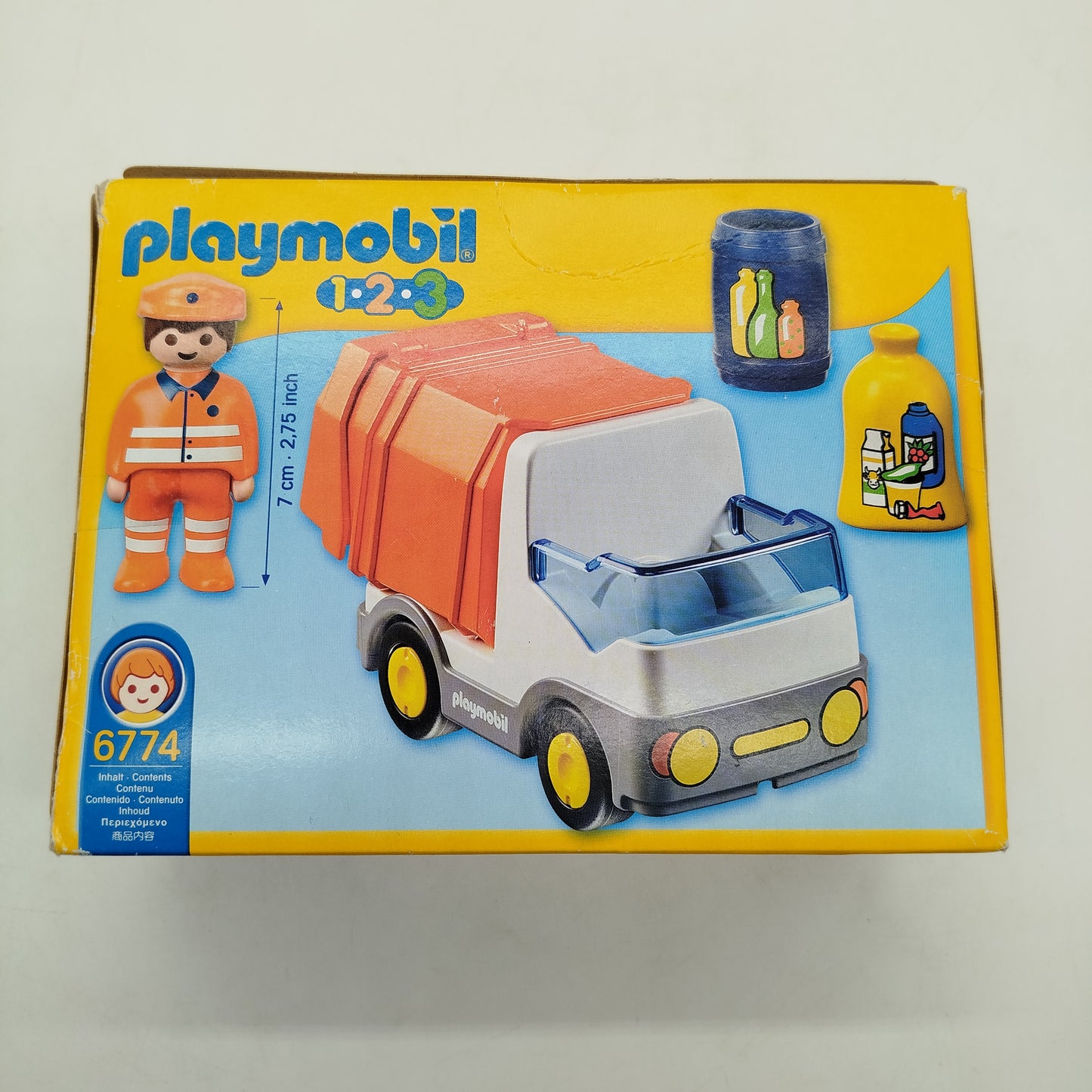 Playmobil 1.2.3 Fahrzeug mit Figur 6774