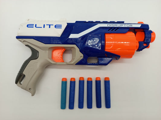 NERF N-Strike Elite Disruptor – blau-graue Blaster mit Darts