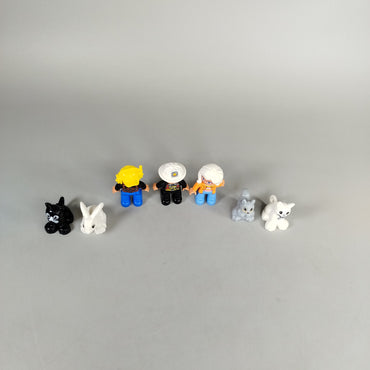 LEGO Duplo Figuren Set von 7 – Menschen & Tiere, sehr gut