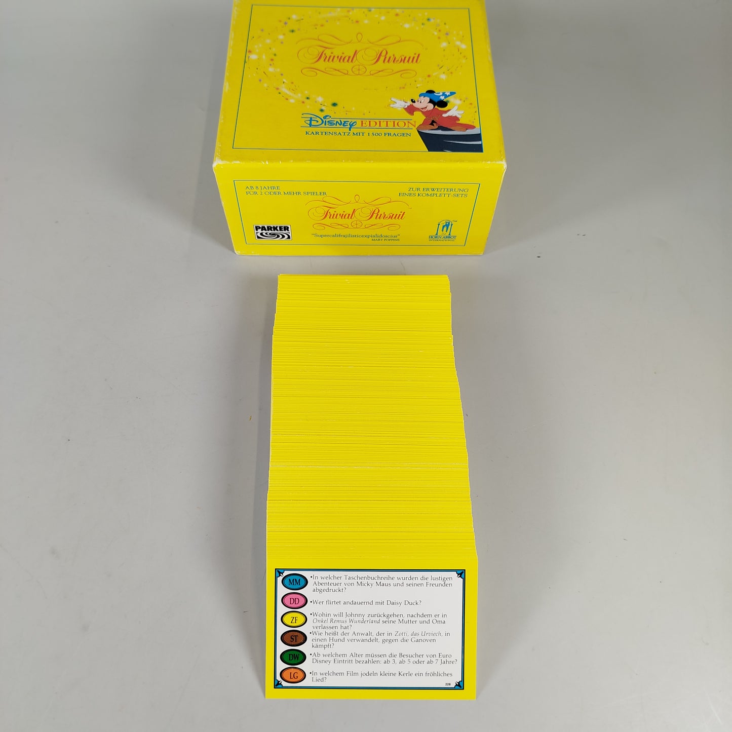 Parker Fragenkarten Set - Musik und Disney - Trivial Pursuit