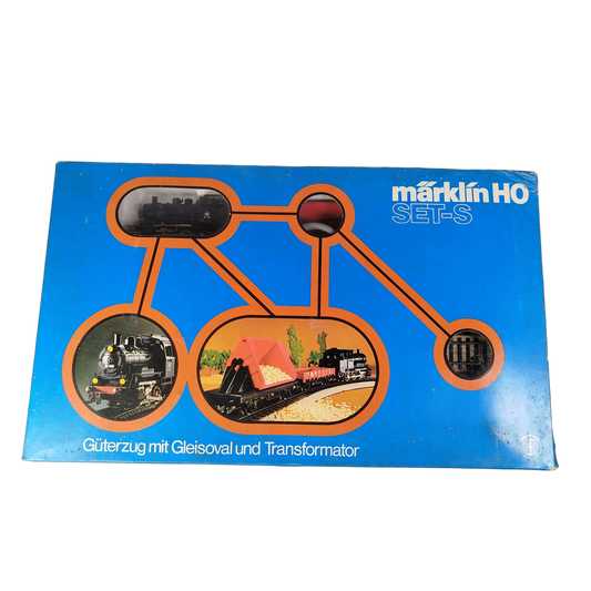 Märklin H0 Set-S Güterzug 2930 mit Gleisoval & Trafo