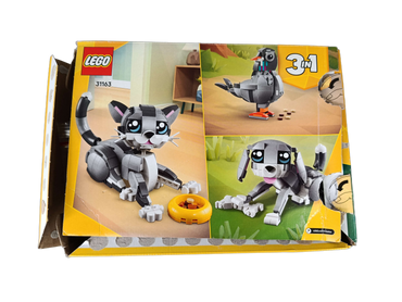 LEGO Creator 3-in-1 31163 Graue Katze Hund & Taube Bauset