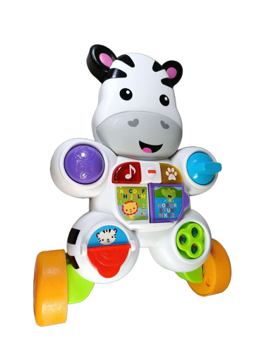 Mattel Lern mit mir Zebra Lauflernwagen