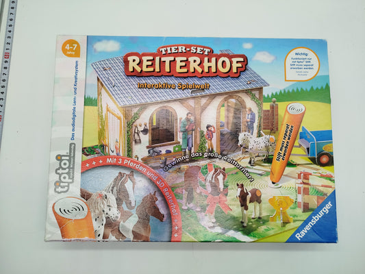Ravensburger tiptoi Tier-Set Reiterhof, 5 Pferde, OVP, wie neu