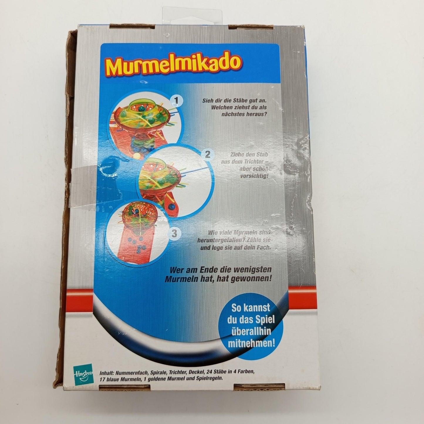 MB Spiele Murmelmikado – Geschicklichkeitsspiel kompakt, OVP