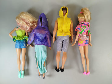 Mattel Puppenset – 4 Puppen & Zubehör