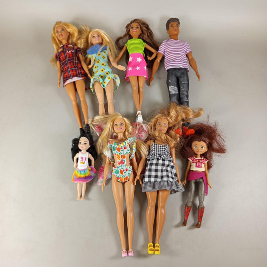 Mattel Bundle Barbie 8x Puppen