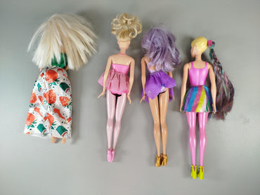 Mattel Modepuppen mit Accessoires - Set von 4