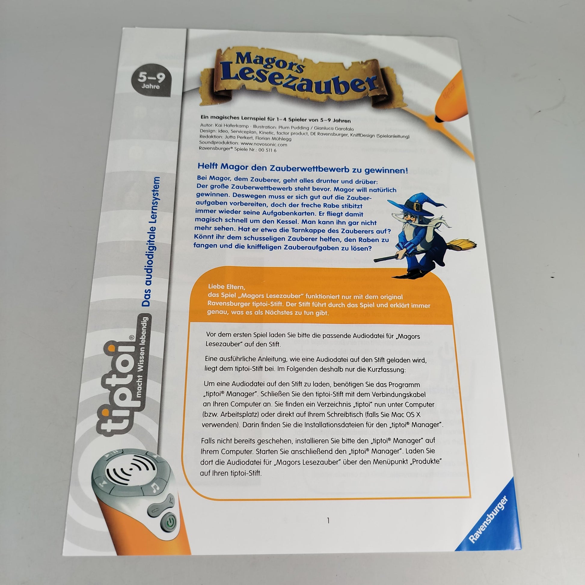 Ravensburger Lernspiel - Magors Lesezauber - Set