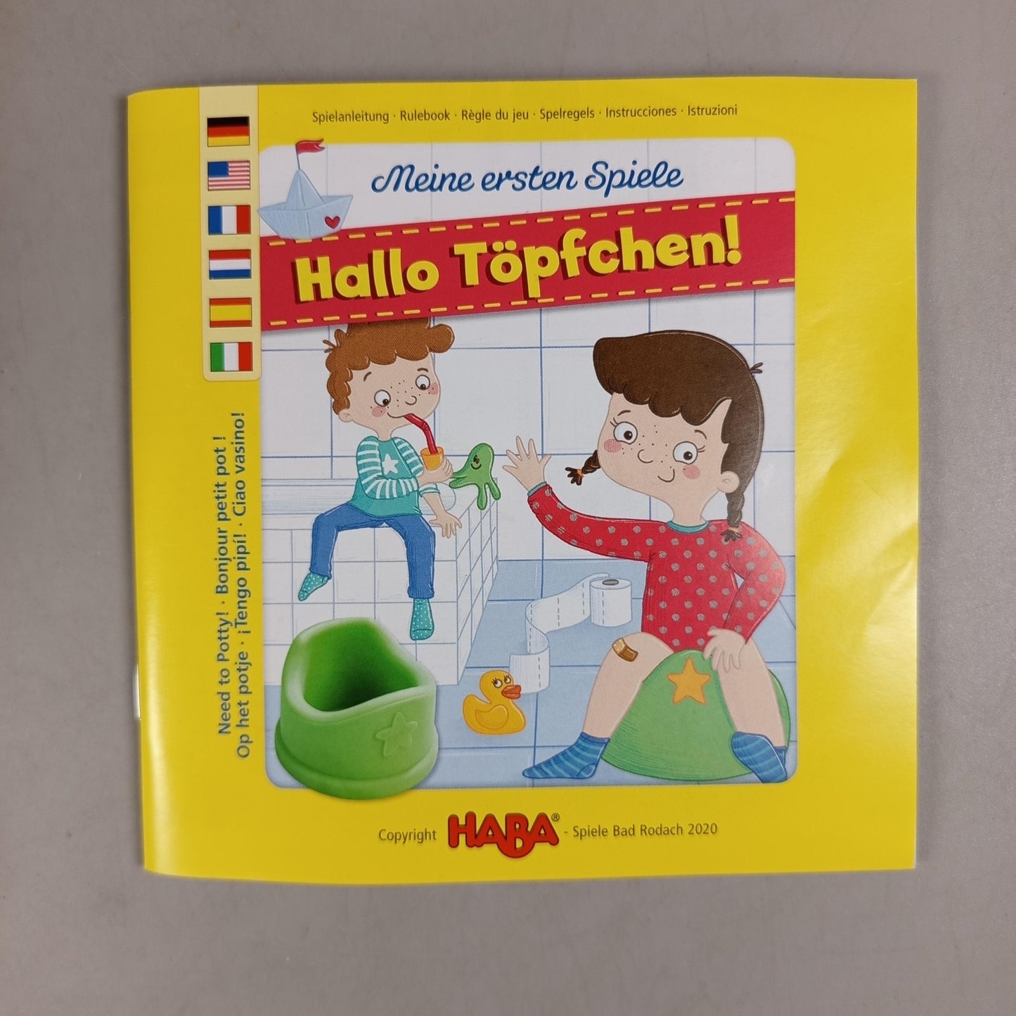 HABA Bundle Meine ersten Spiele Hallo Töpfchen 305485 Brettspiel, ab 1 Jahr