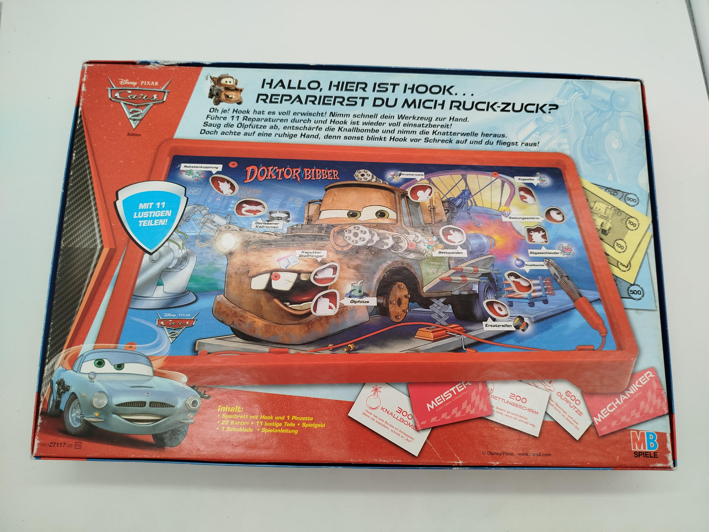 Hasbro Brettspiel Doktor Bibber Cars 2 Edition