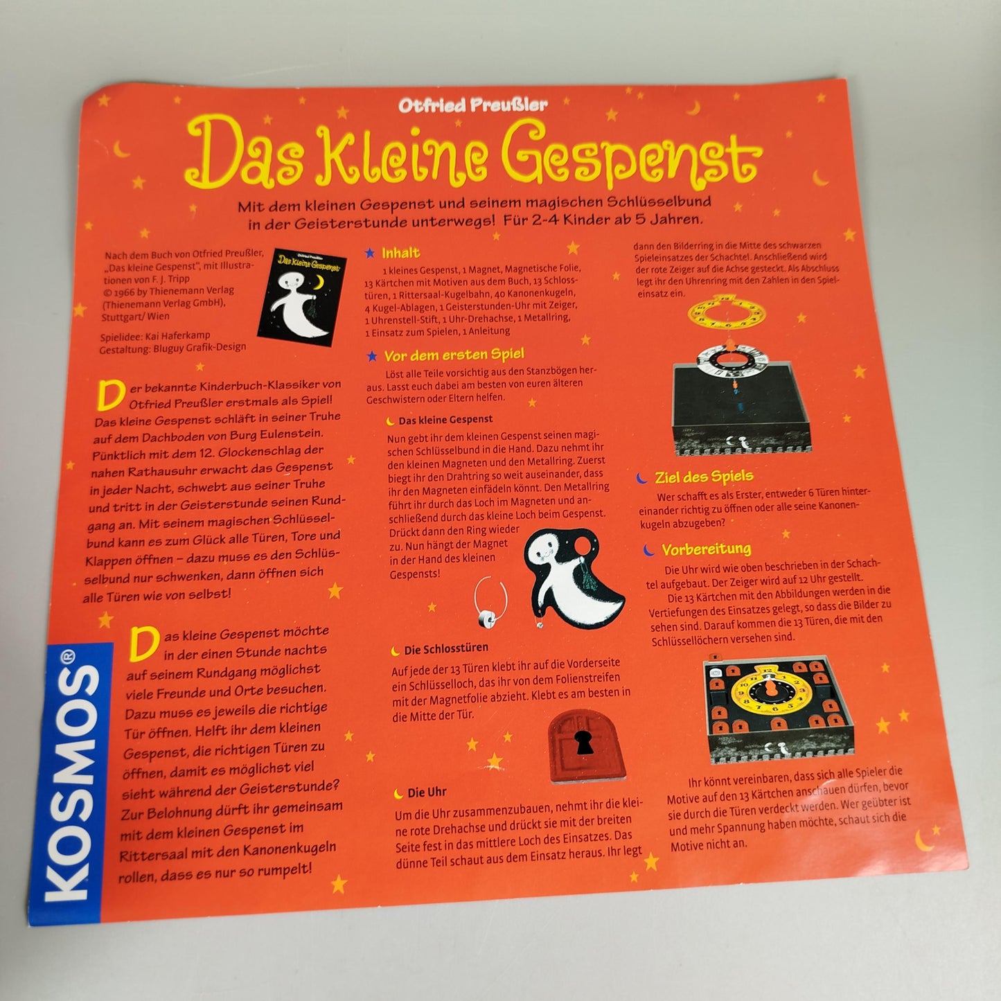 Kosmos Brettspiel - Das Kleine Gespenst, wie neu