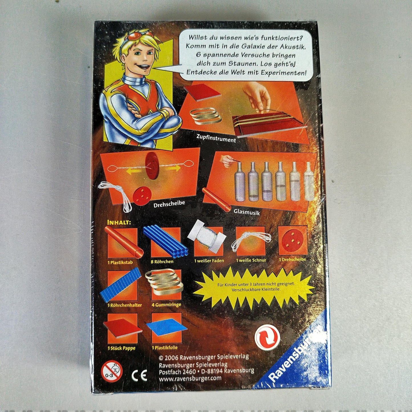 Ravensburger Science X Lernspiel – Akustik & Schwerkraft, OVP, neu