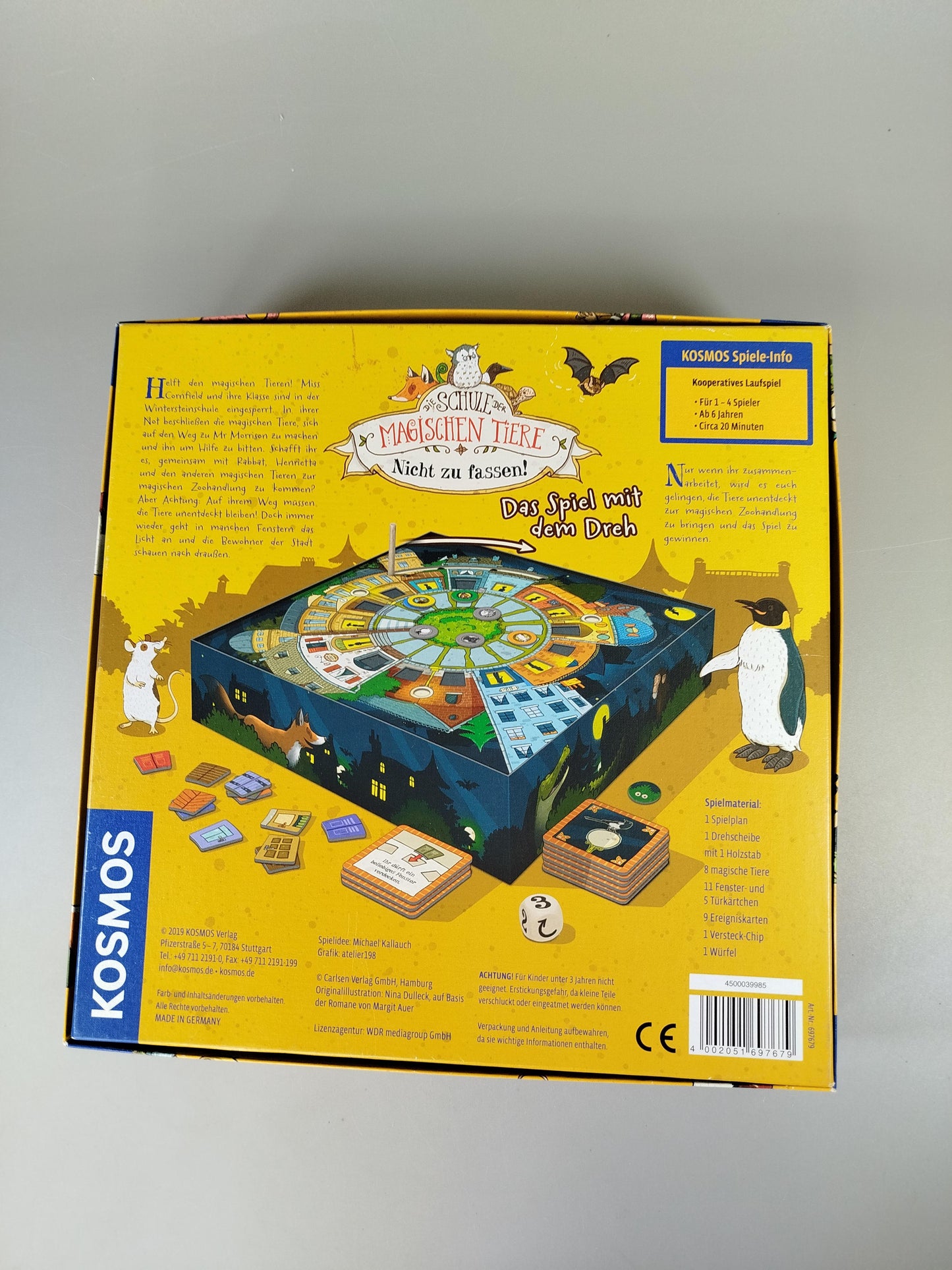 Kosmos Brettspiel Schule der Magischen Tiere, OVP