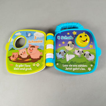 Fisher-Price 123 Babys Tierfreunde Lernbuch Neu