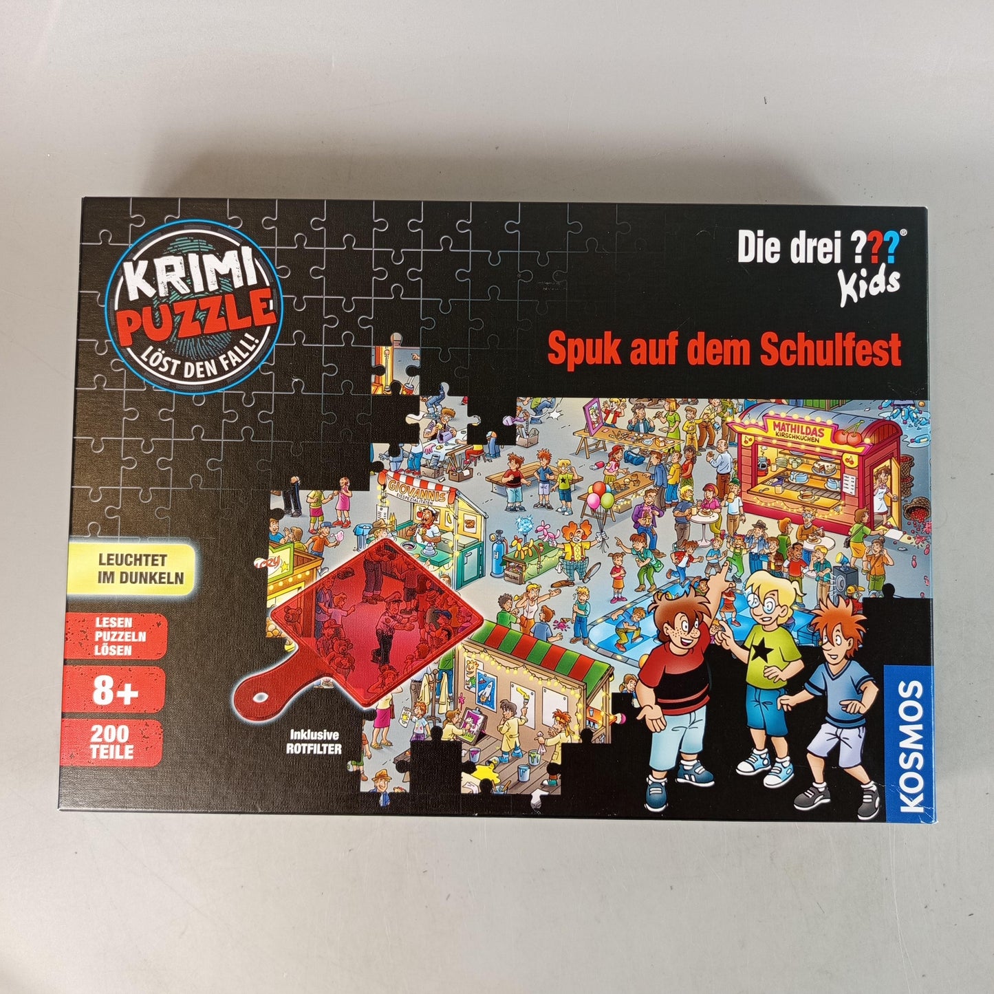 Kosmos Bundle drei ??? Kids 2x Puzzle, neuwertig, ab 6 7 8 Jahre | ✅ geprüft