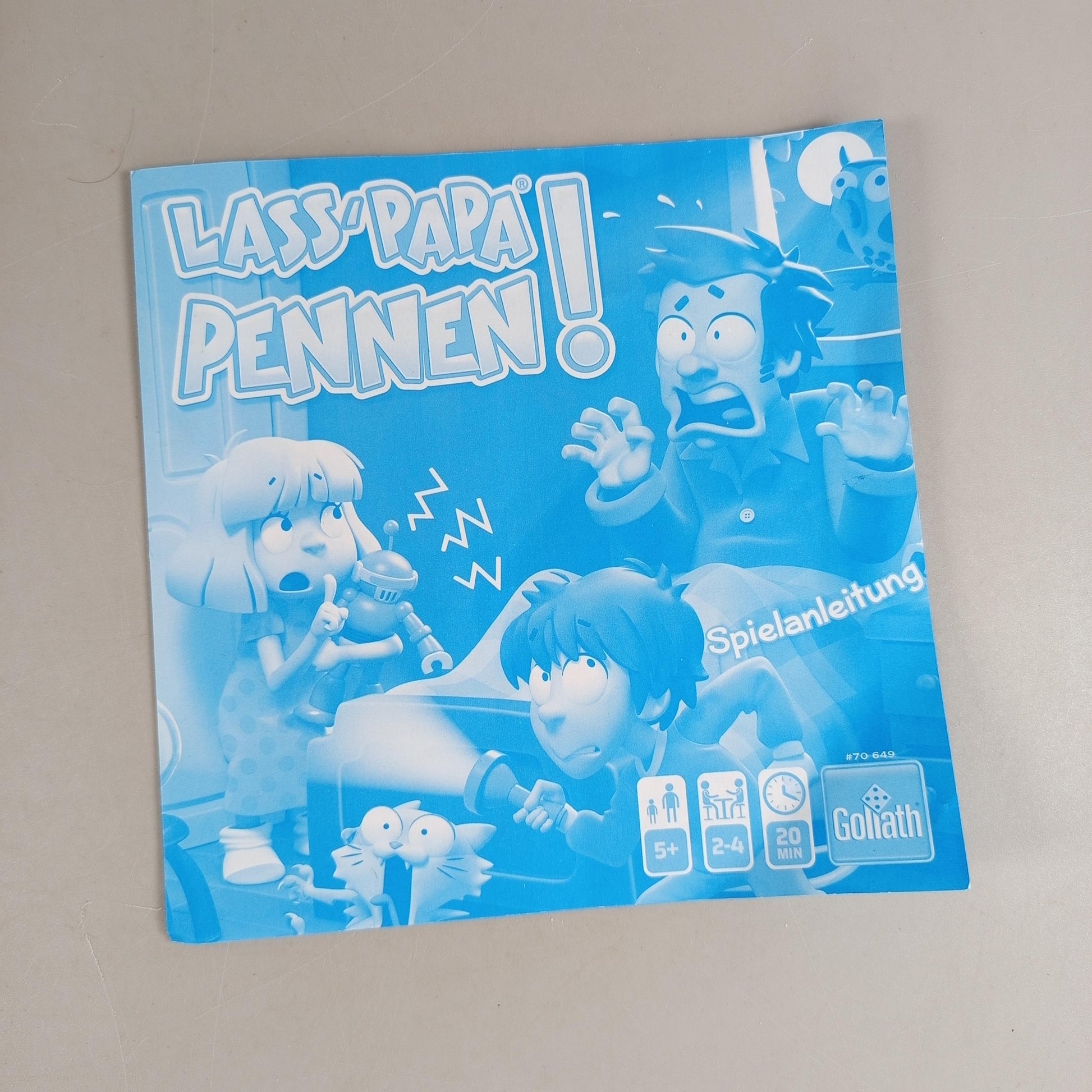 Goliath Games Brettspiel – Lass Papa pennen!, OVP