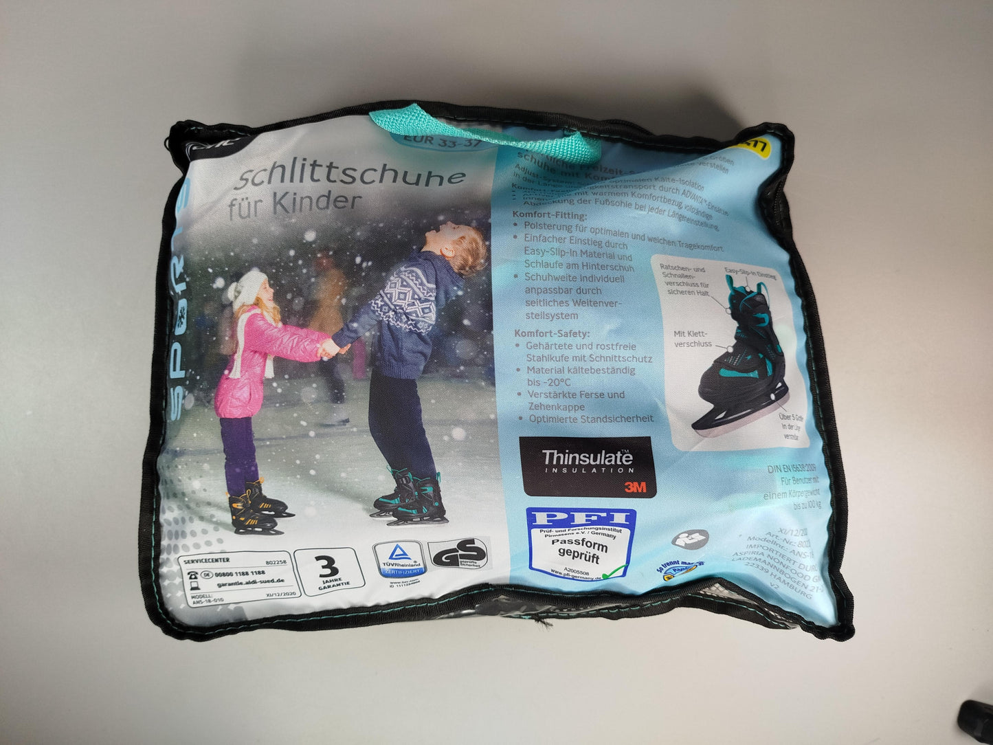 Crane Sports Kinder-Schlittschuhe von Crane Sports ALDI Größe 30–33