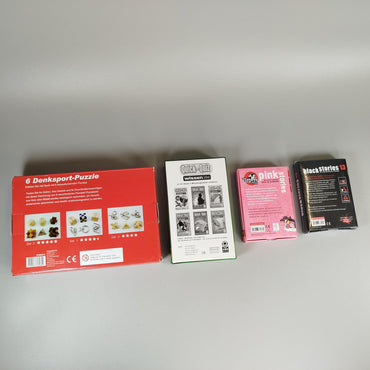 Puzzle und Quiz Kartenspiele Set - Abenteuer zum Lernen