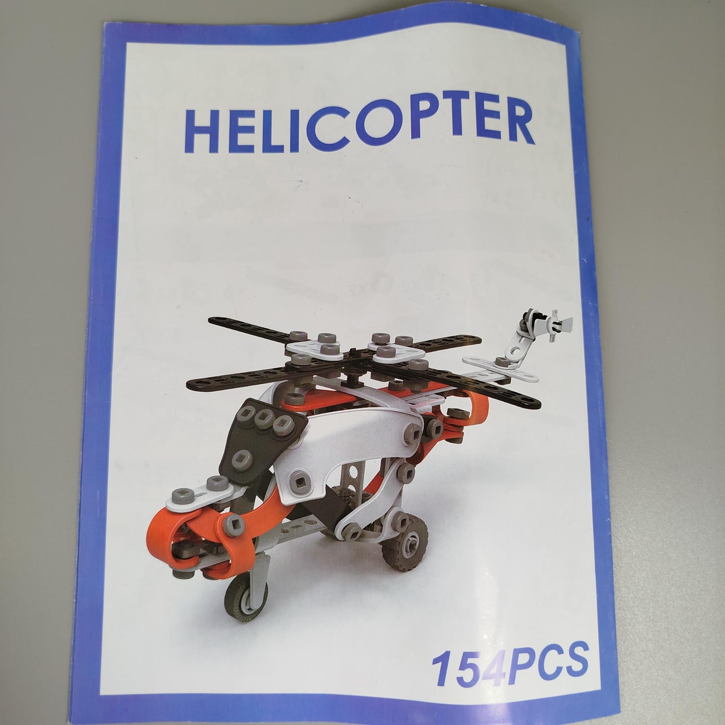 Clementoni Bausatz - Hubschrauber und Auto