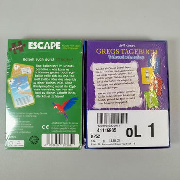Kartenspiele Set - Gregs Tagebuch + Escape