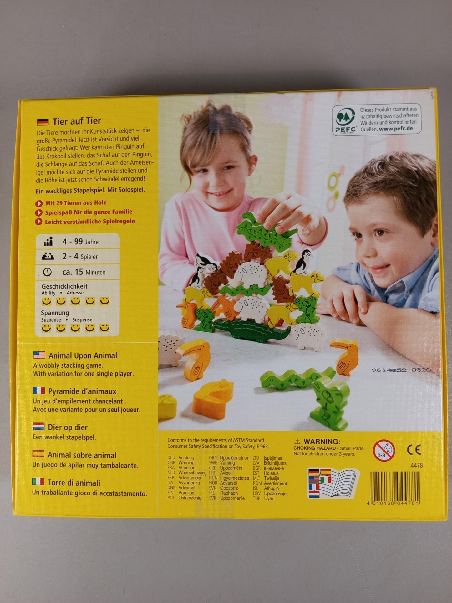 HABA Tier auf Tier 4478 Brettspiel