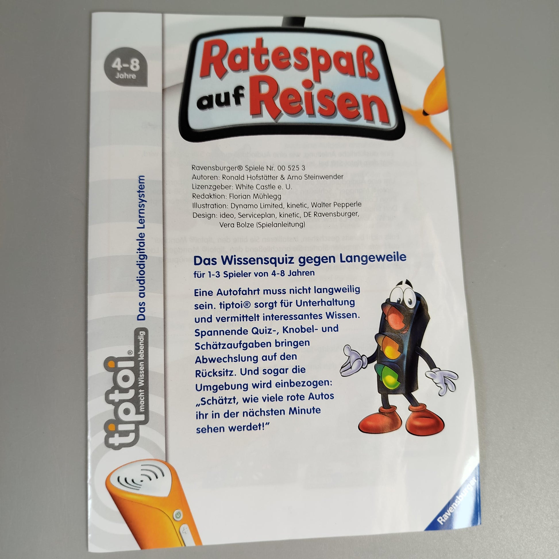 Ravensburger Tiptoi Ratespaß auf Reisen - Lernspiel, OVP