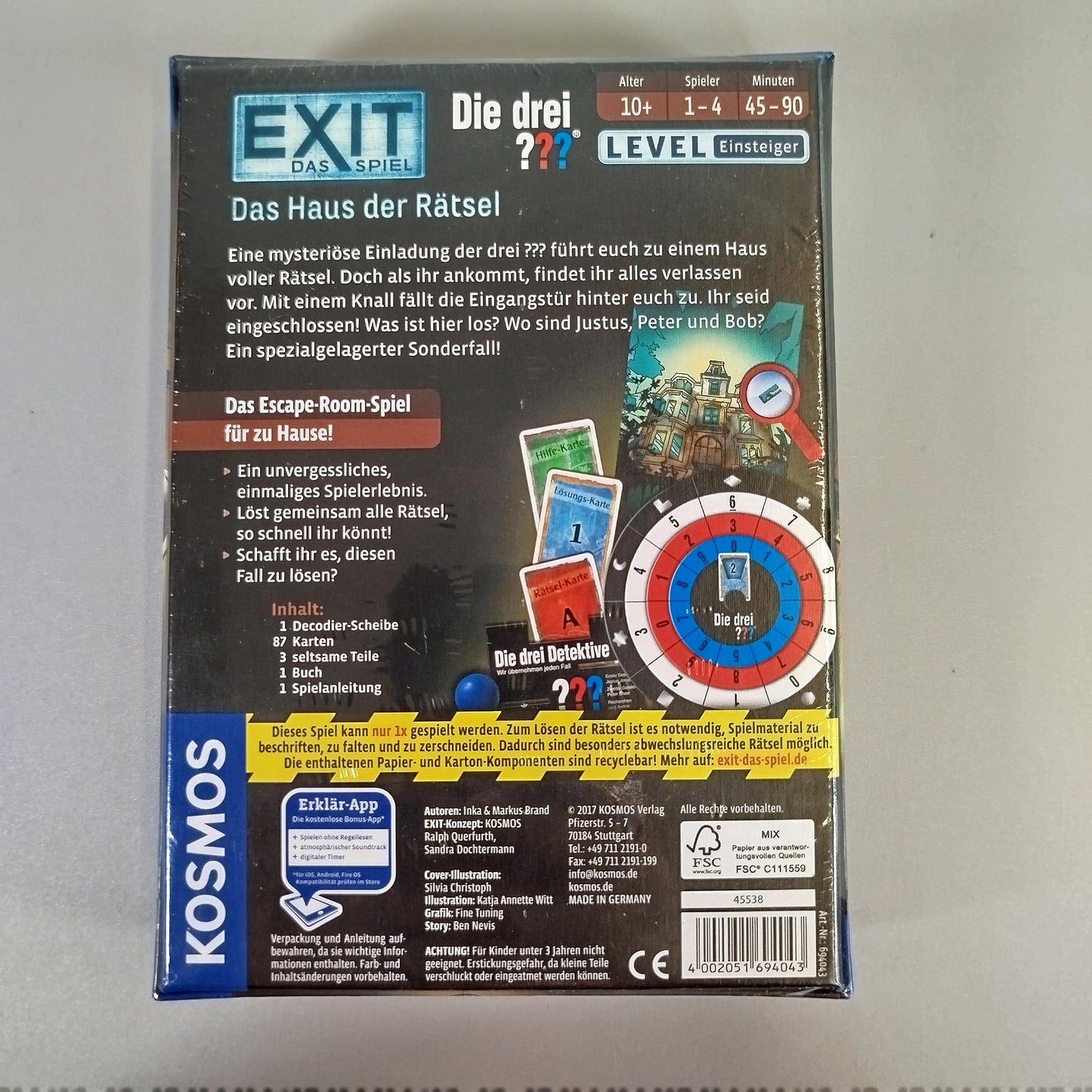 Kosmos Exit Das Spiel - Das Haus der Rätsel