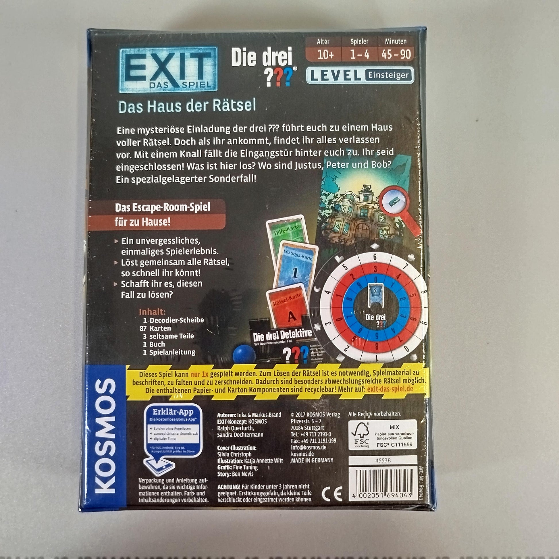 Kosmos Exit Das Spiel - Das Haus der Rätsel