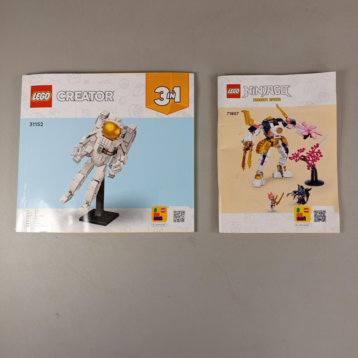 LEGO Bundle Ninjago & Creator 3in1 71807 31152 Anleitungen, ab 6 Jahre