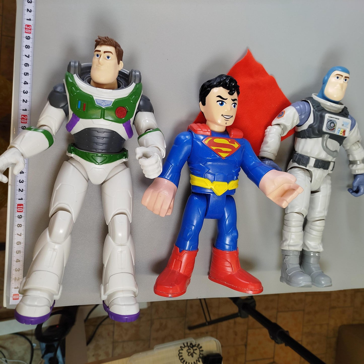 Mattel Actionfiguren Set von 3 - Buzz Lightyear & Superman