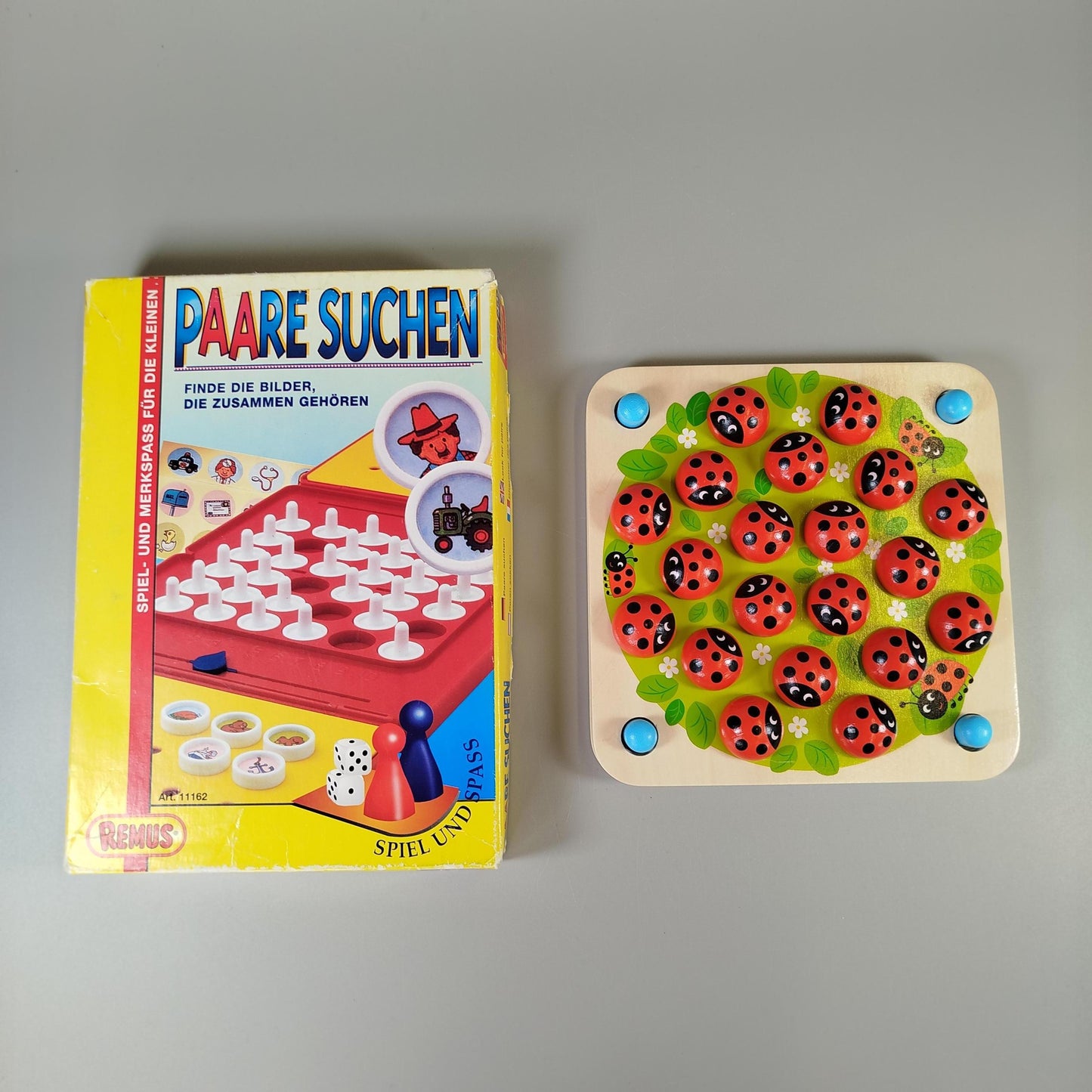Paare Suchen und Marienkäfer Gedächtnisspiel