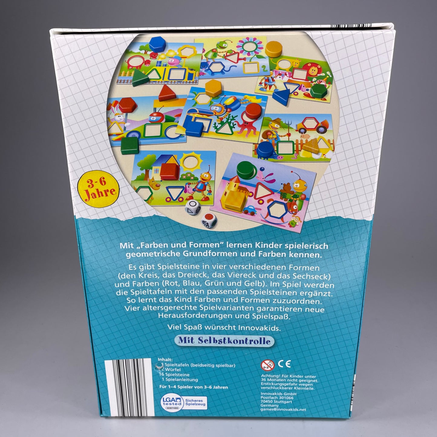 Selecta, Ravensburger Lernspiele ab 3 Jahren, Janosch Lotto, Farben und Formen