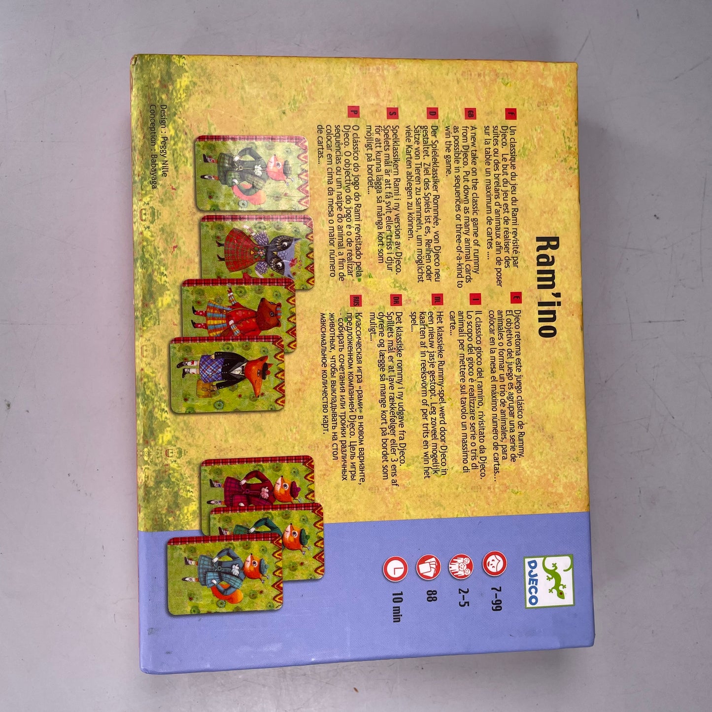 Djeco Ram'ino, Rommée Kartenspiel ab 7 Jahren