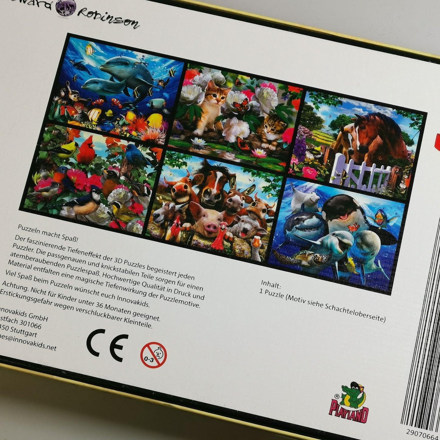Innovakids Howard Robinsons 3D Puzzle 500 Teile, ab ca. 7 Jahre, 61x46cm Bunt
