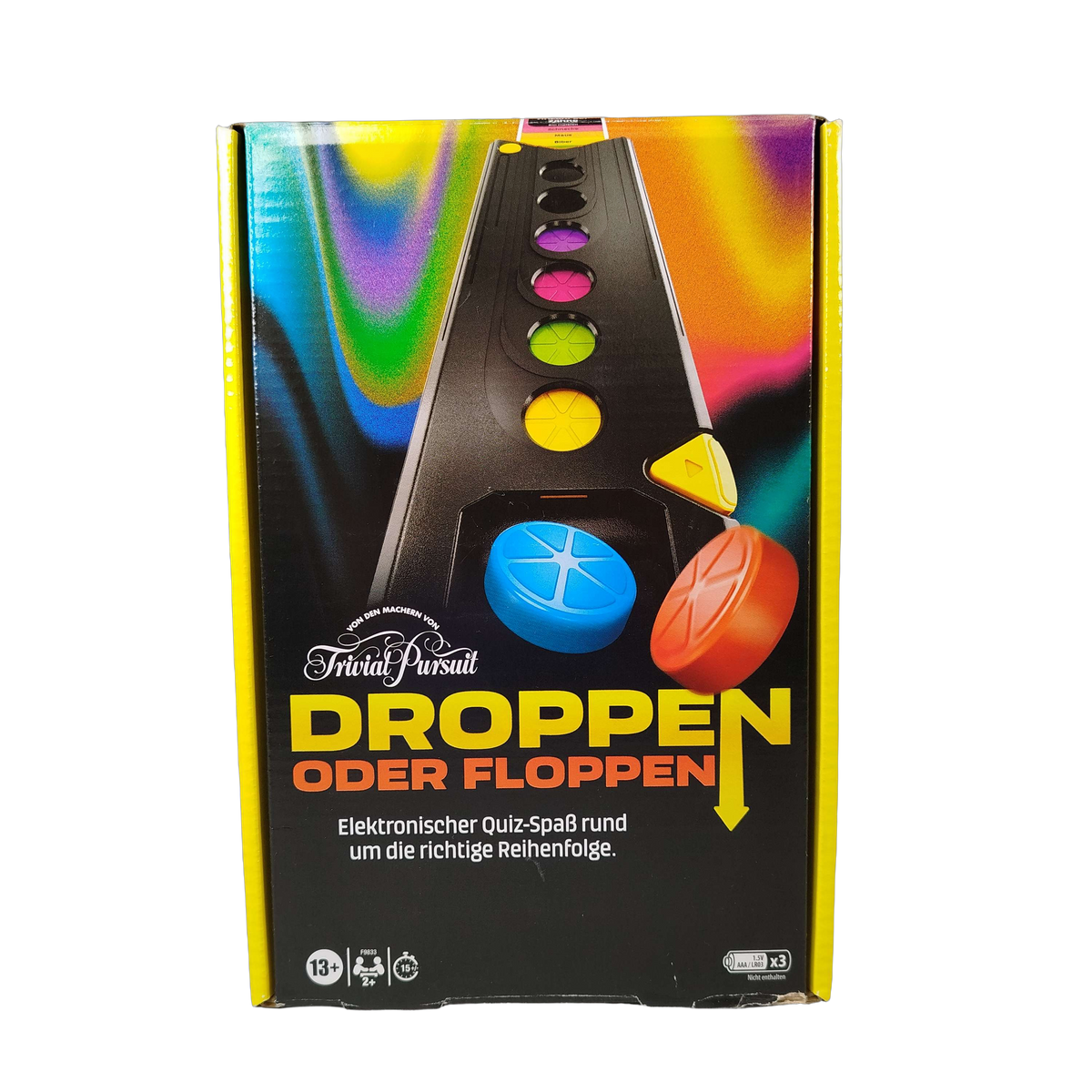 Hasbro Droppen oder Floppen F8633 Elektronisches Quizspiel
