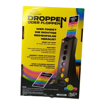 Hasbro Droppen oder Floppen F8633 Elektronisches Quizspiel