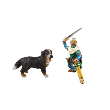 Schleich Bundle Ritter Merlin 70205 Prinz 70050 4 Teile Figuren & Hund