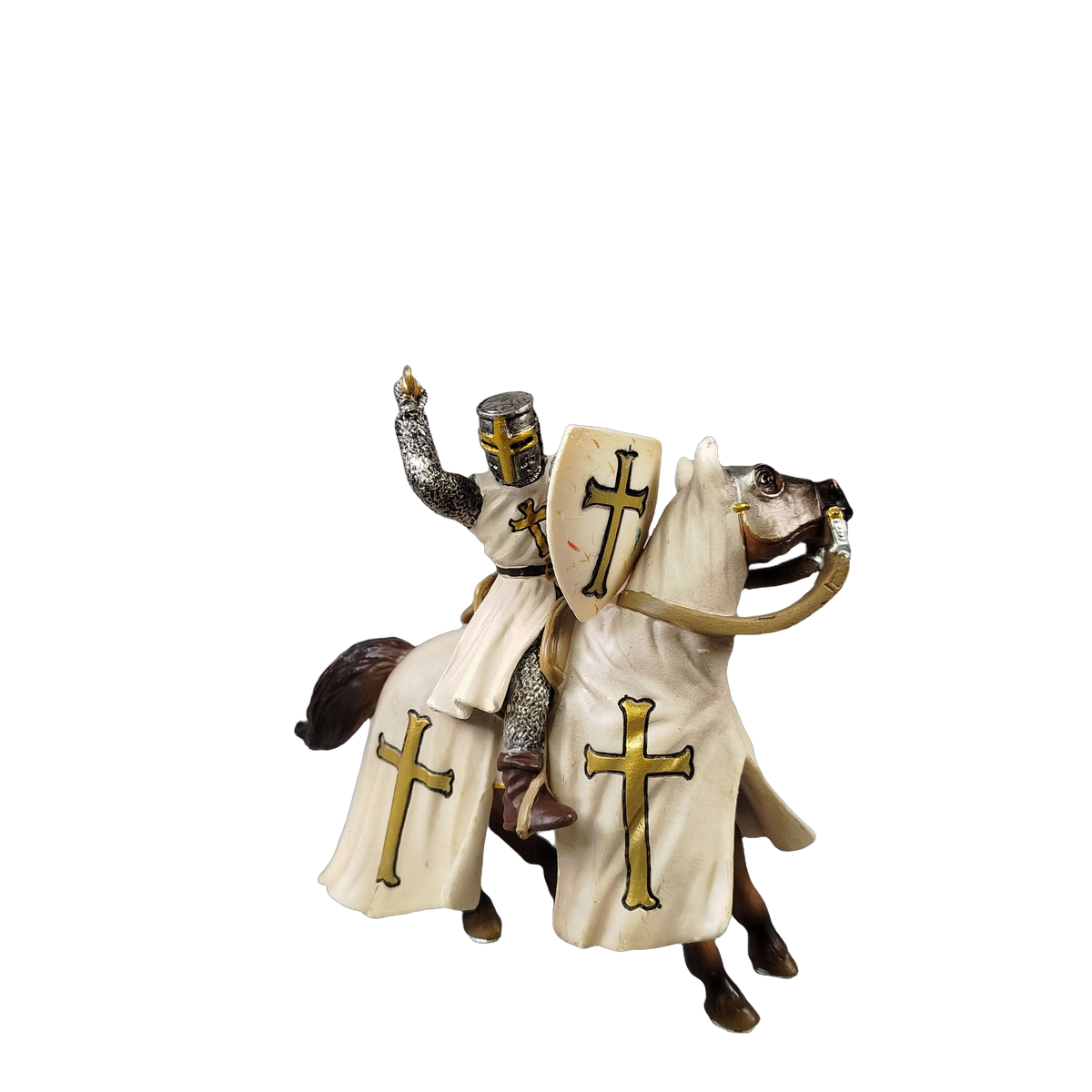 Schleich Kreuzritter auf Pferd 70034 Ritterfigur