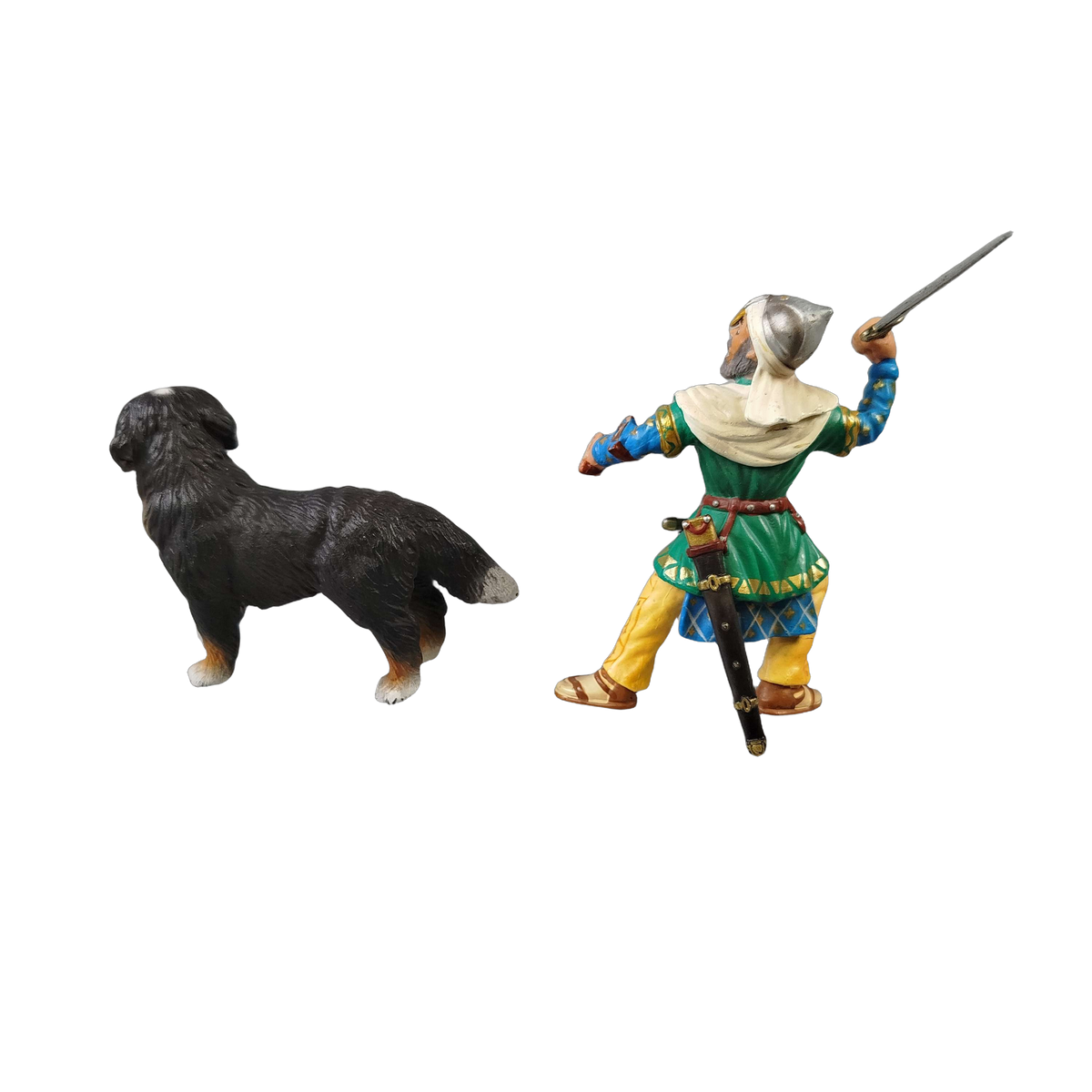 Schleich Bundle Ritter Merlin 70205 Prinz 70050 4 Teile Figuren & Hund