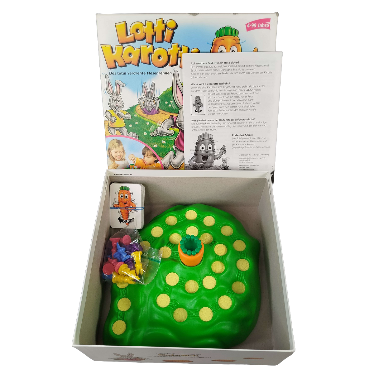Ravensburger Lotti Karotti Hasenrennen Brettspiel