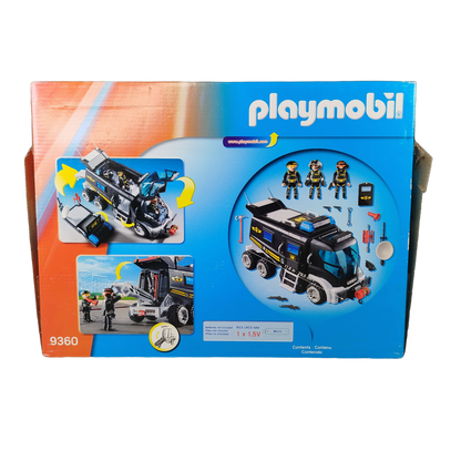 Playmobil Tactical Unit Truck 9360 LKW mit Zubehör & Licht & Sound