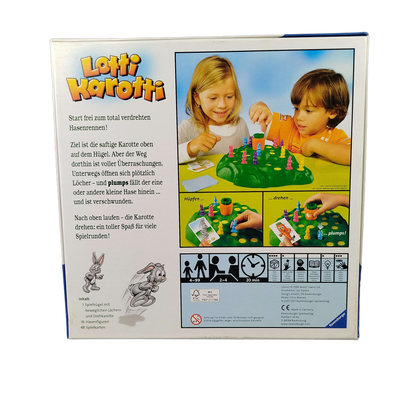 Ravensburger Lotti Karotti Hasenrennen Brettspiel