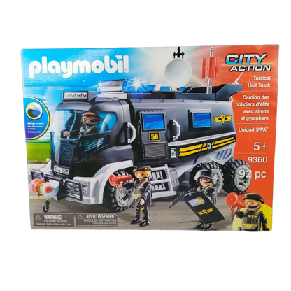 Playmobil Tactical Unit Truck 9360 LKW mit Zubehör & Licht & Sound