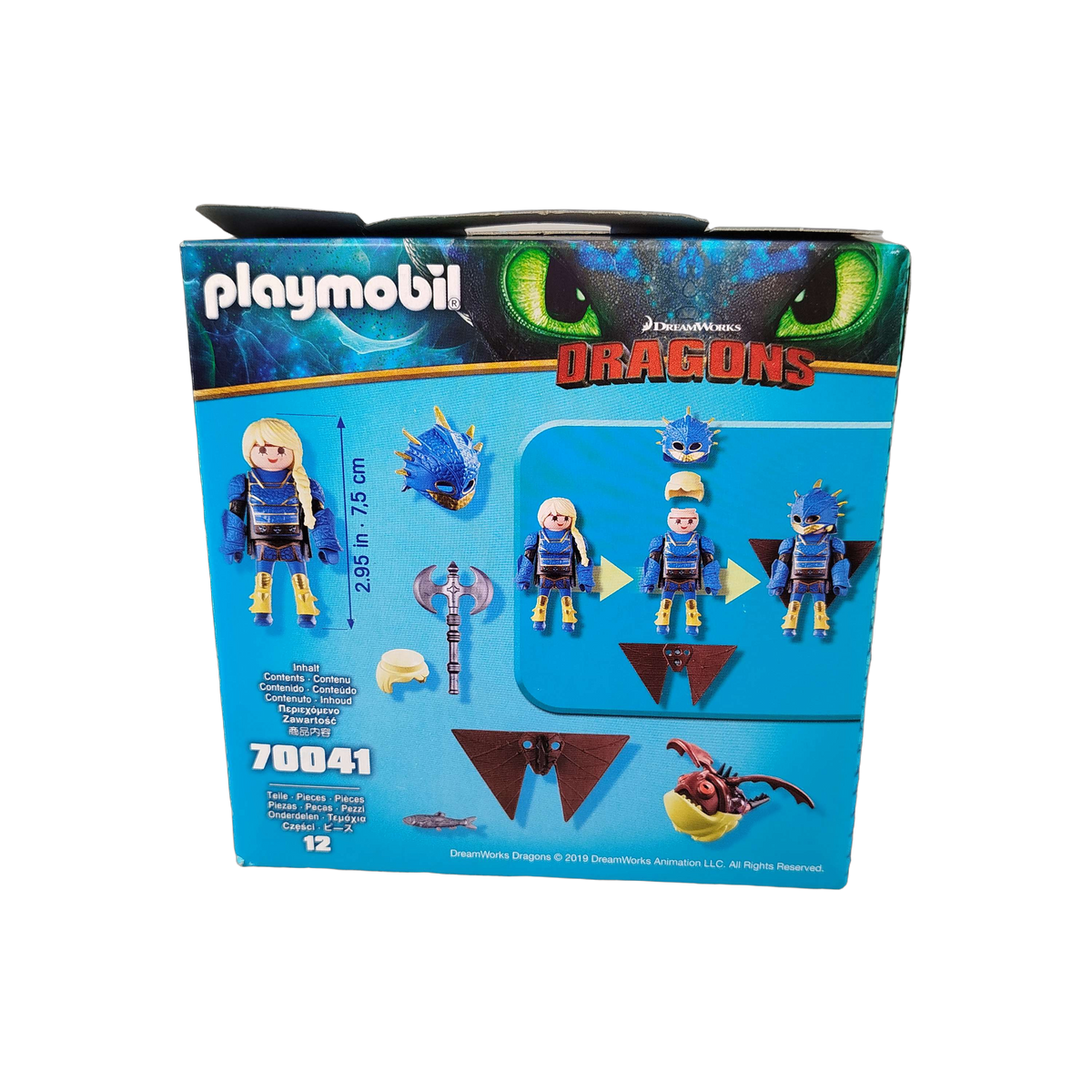 Playmobil Astrid mit Fluganzug & Nimmersatt 70041 Figuren Set
