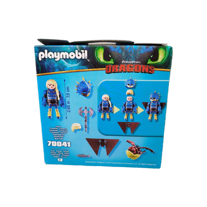 Playmobil Astrid mit Fluganzug & Nimmersatt 70041 Figuren Set