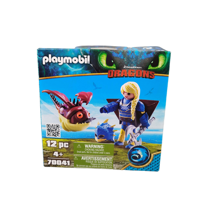Playmobil Astrid mit Fluganzug & Nimmersatt 70041 Figuren Set