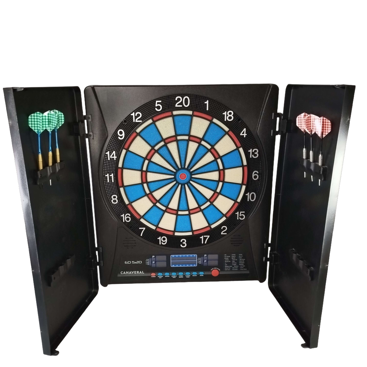 Canaveral ED520 Elektronische Dartscheibe mit Zubehör