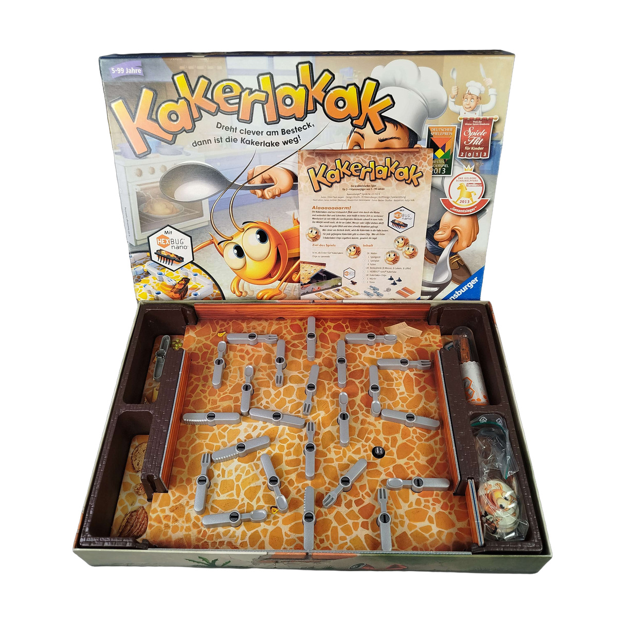 Ravensburger Kakerlakak – 22 221 4 Brettspiel, ab 6 Jahre