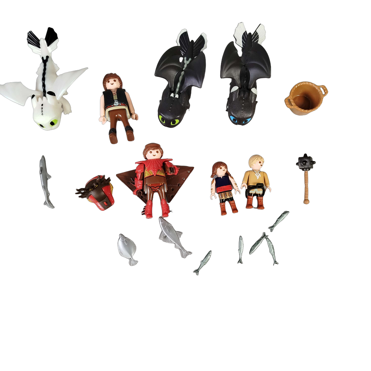 Playmobil Bundle Dragons Ohnezahn & Light Fury Set von 3 Drachen
